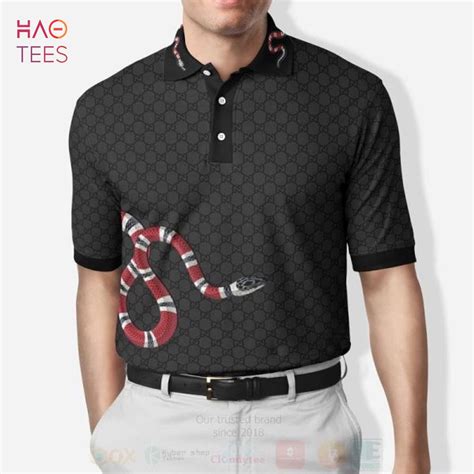 gucci polo shirt mens shirts|gucci polo shirt men snake.